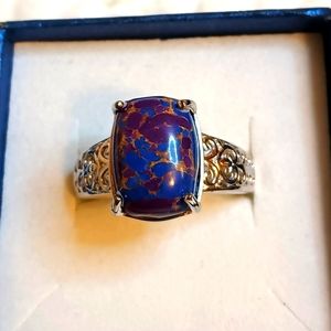 MOJAVE PURPLE TURQUOISE RING